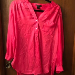 Bright pink blouse